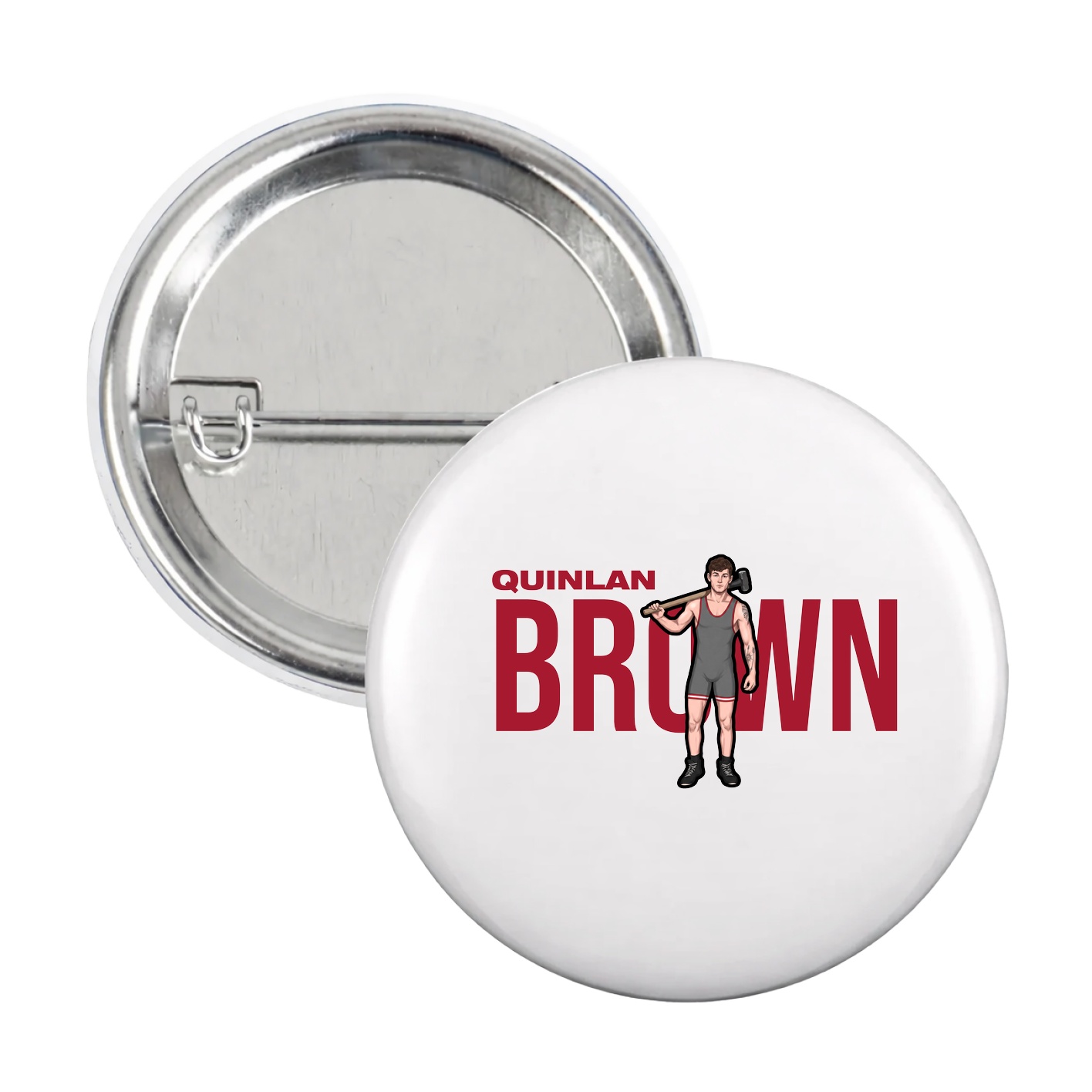 Game Day Button — Player Name in White