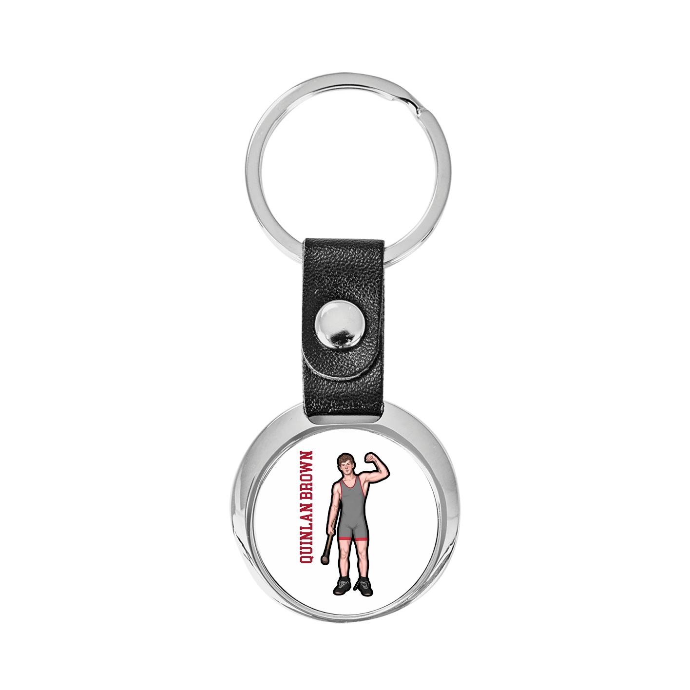 Key Chain — Name Vertical in Classic