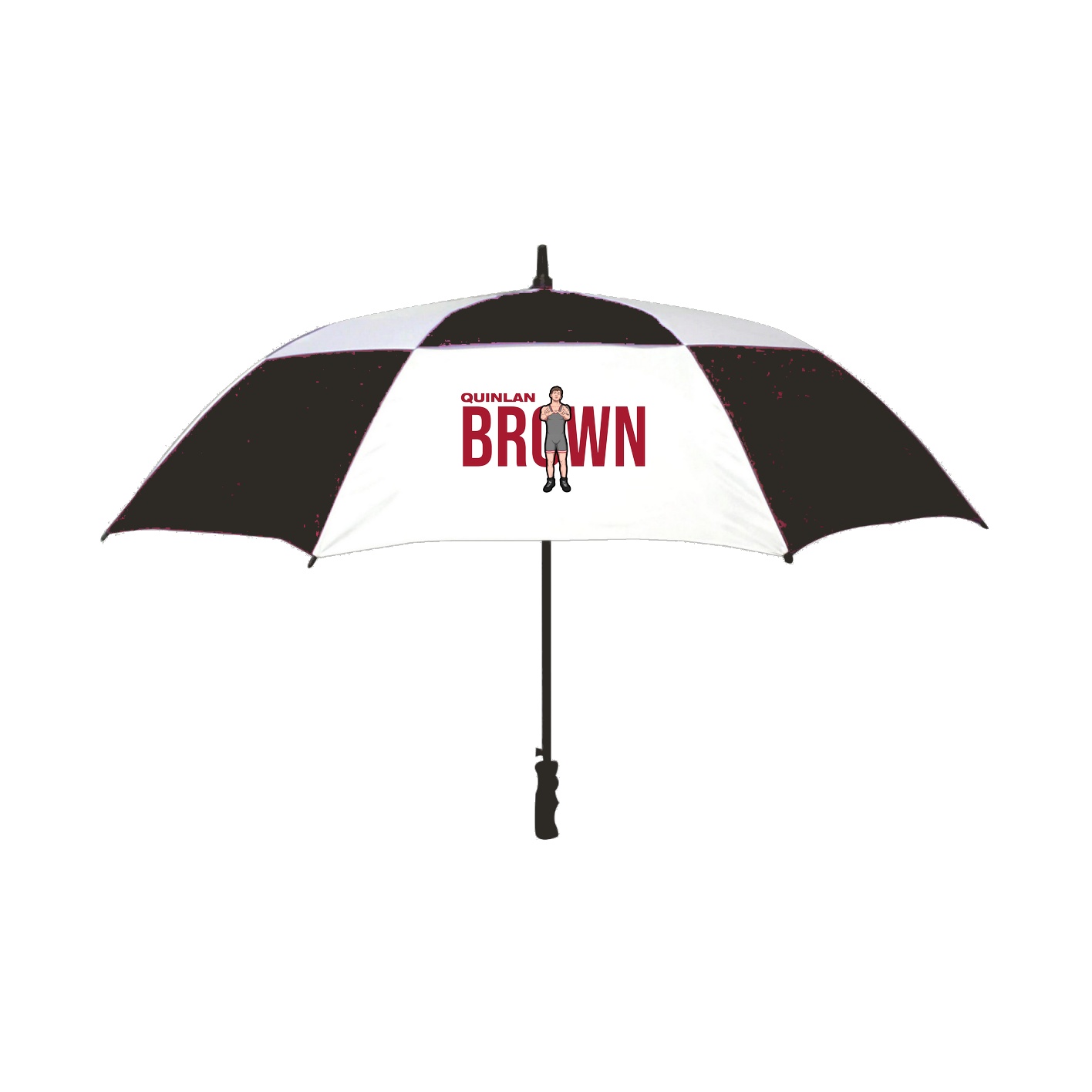 Golf Umbrella — Player Name in Black