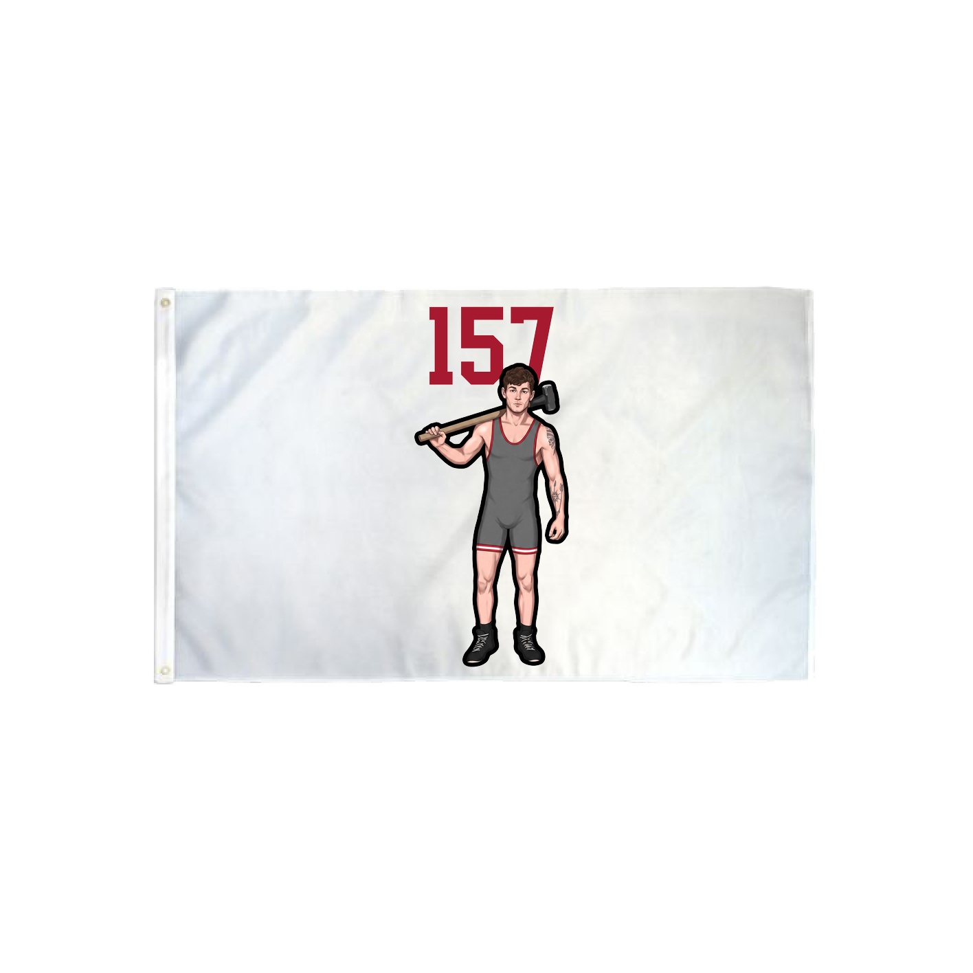 3x5 Flag — Number Top in Classic