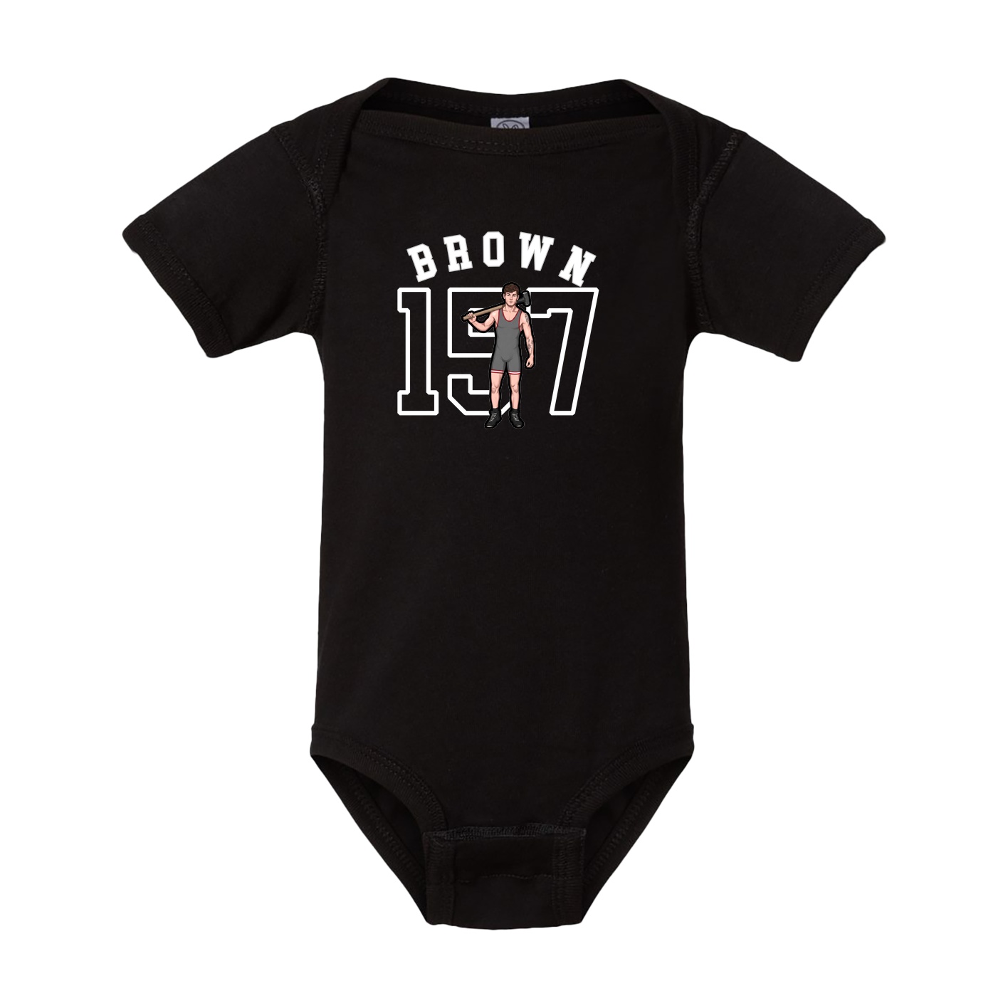 Baby Onesie — Shirsey Arch in Black