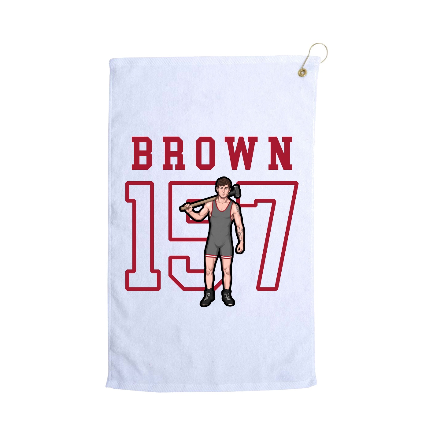 Golf Towel — Shirsey in White