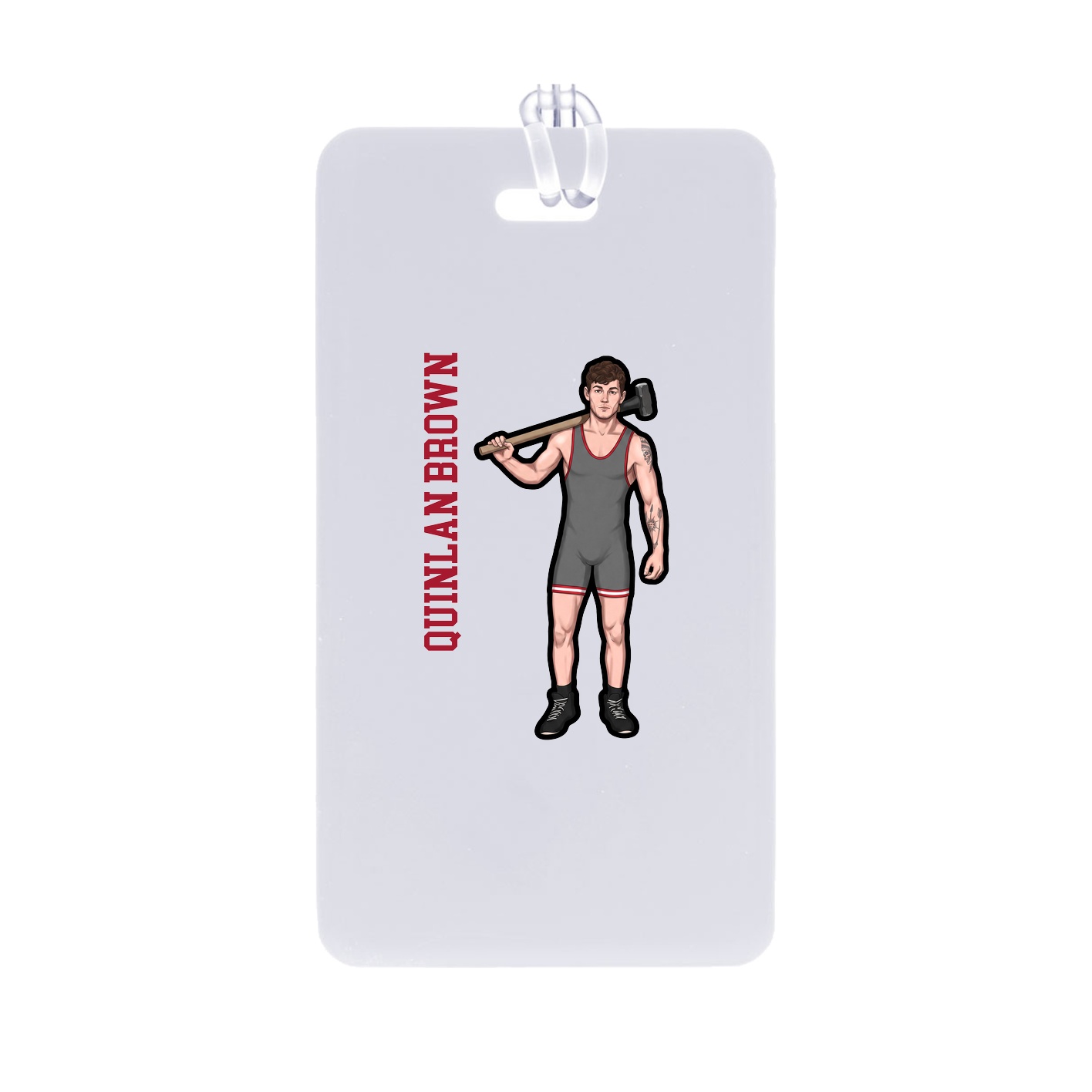 Bag Tag — Name Vertical in Classic