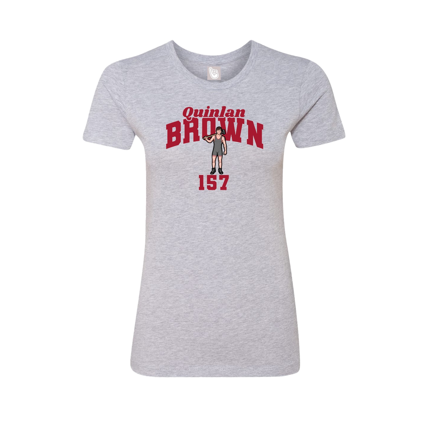Womens Tee — Signature Arch in Grey