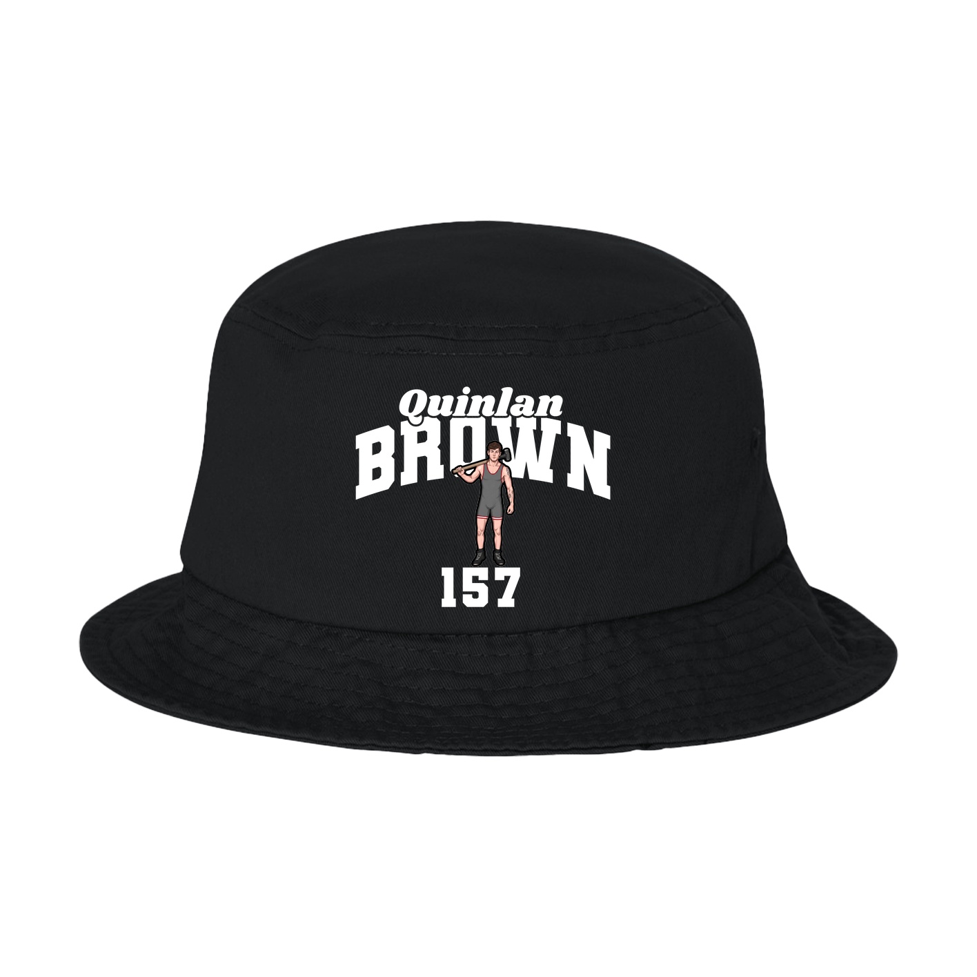 Bucket Cap — Signature Arch in Black