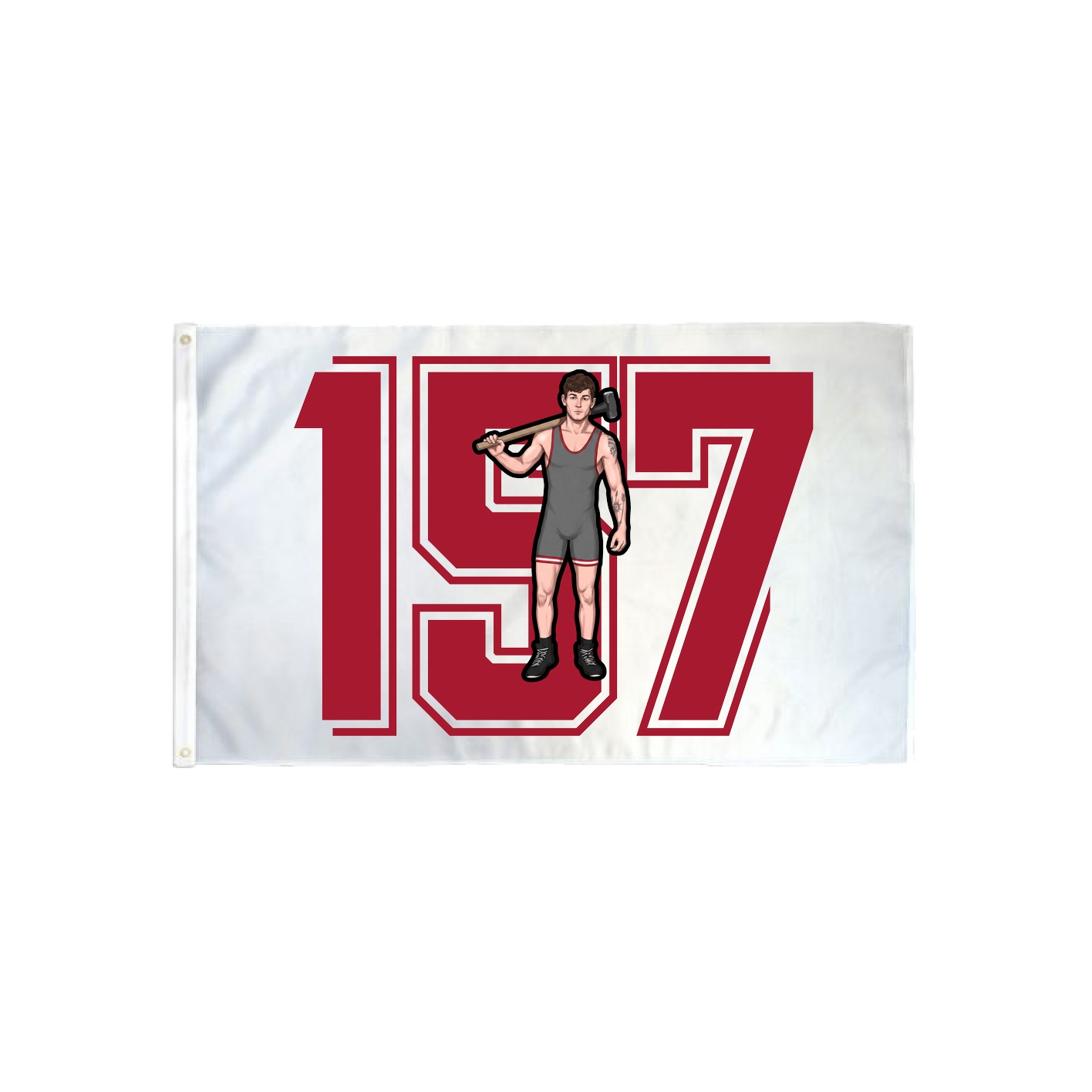 3x5 Flag — Number in Classic