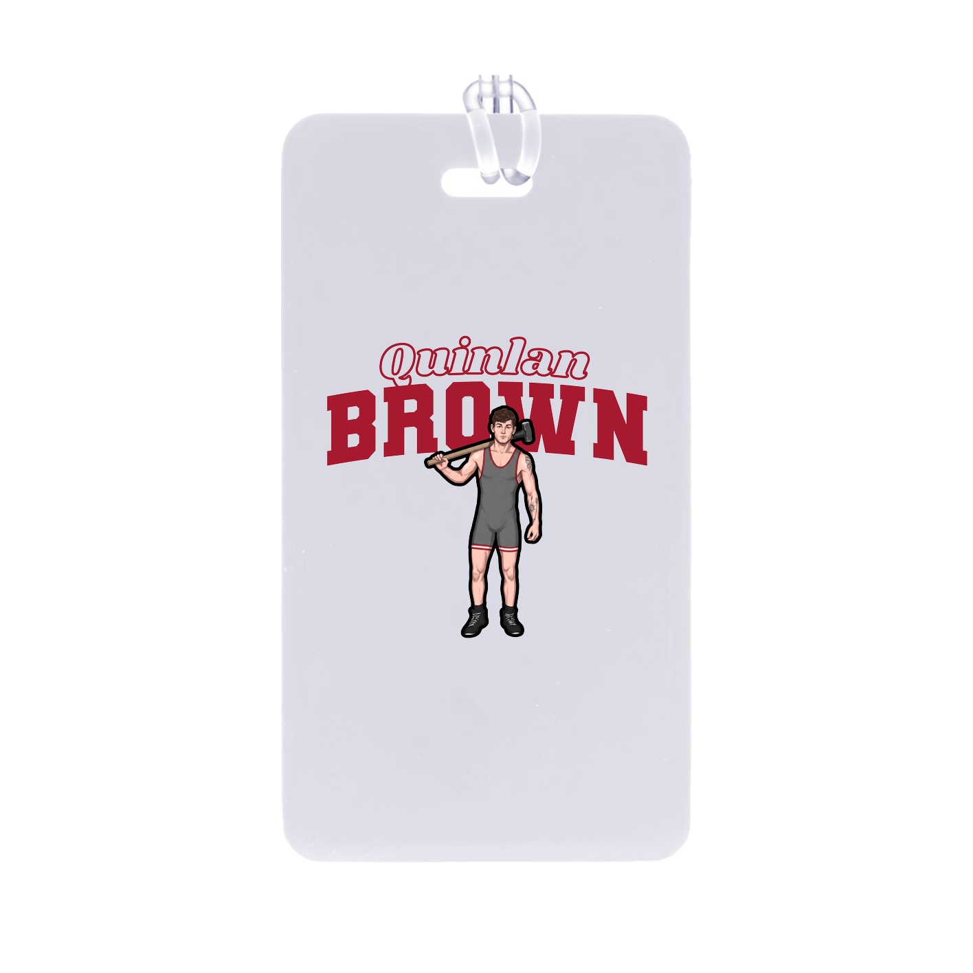 Bag Tag — Name Arch in Classic