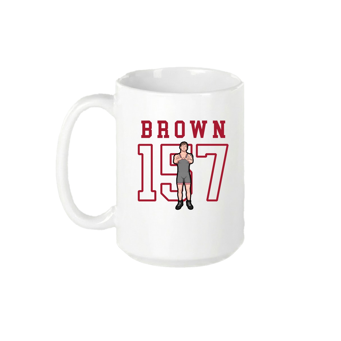 15oz Coffee Mug — Shirsey in White