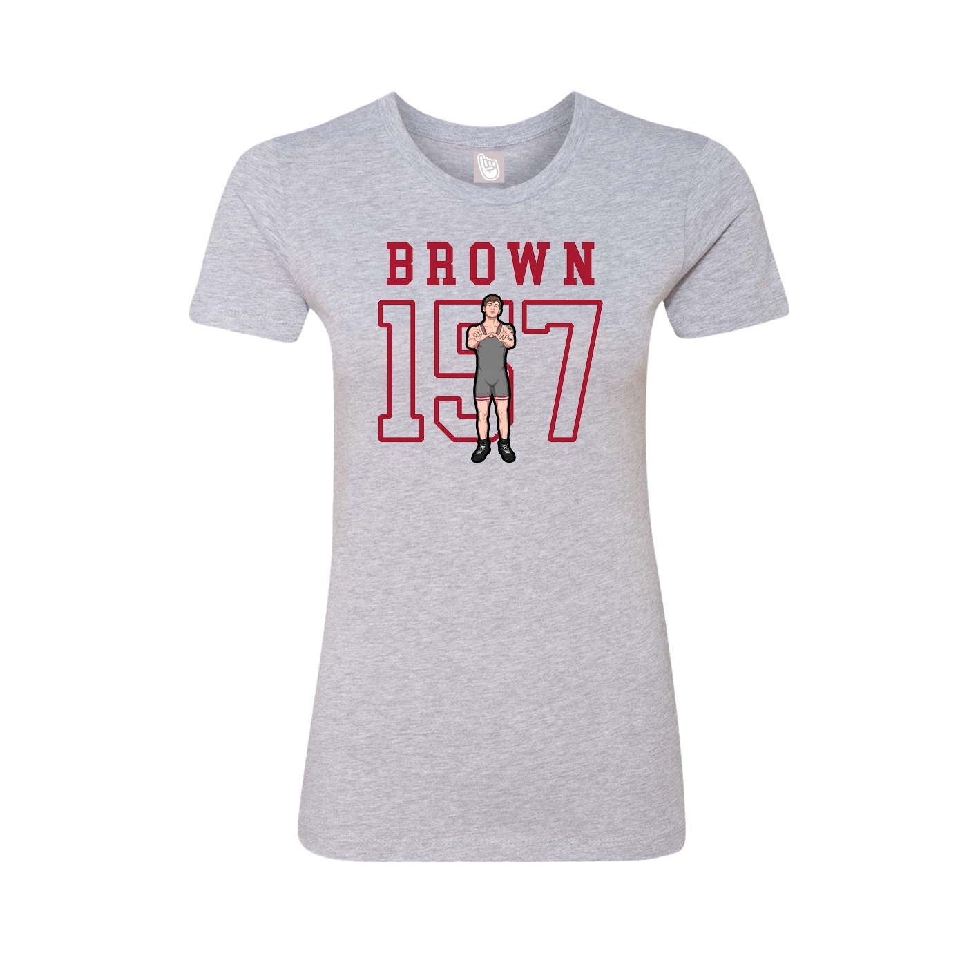 Fitted Women's Tee — Shirsey in Grey