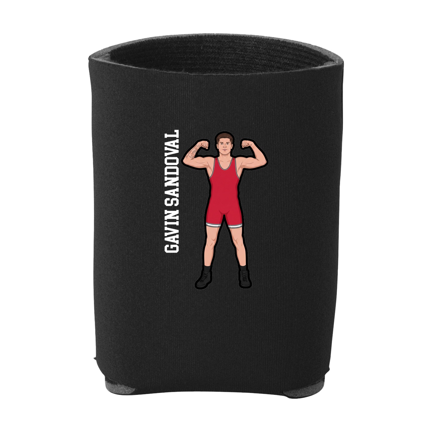 Can Holder — Name Vertical in Black