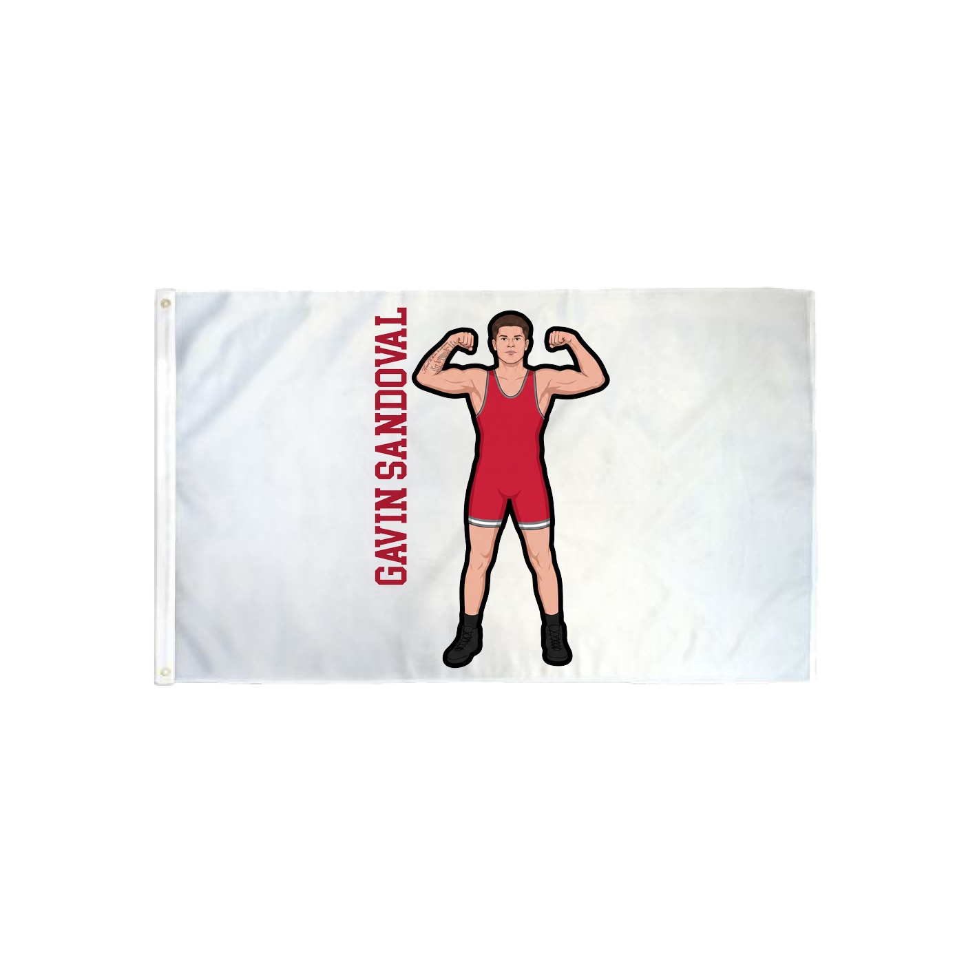 3x5 Flag — Name Vertical in Classic