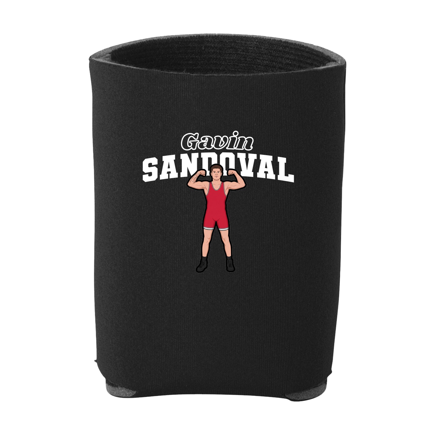 Can Holder — Name Arch in Black