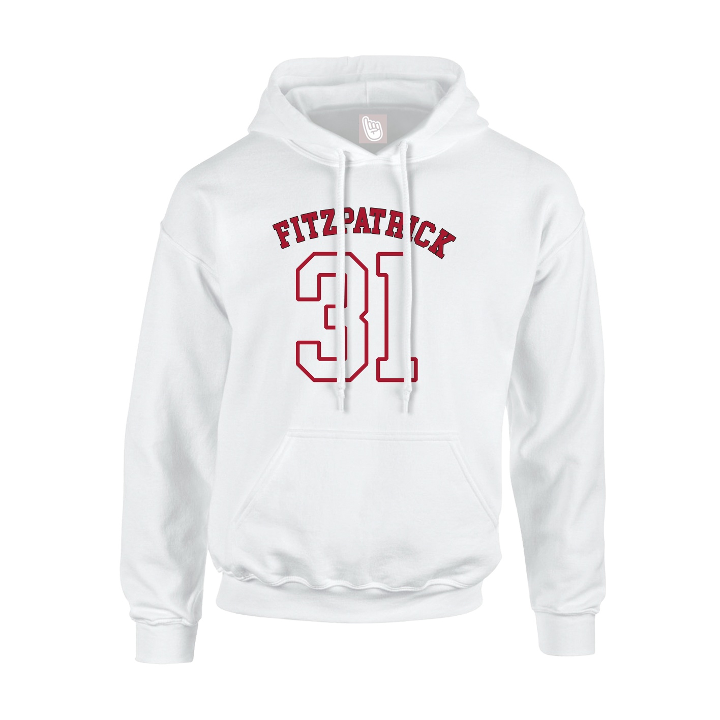 Hoodie — Shirsey Arch in White