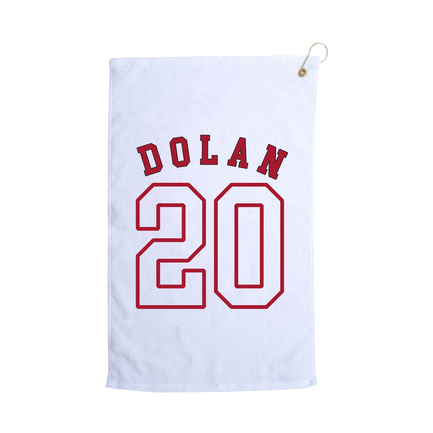 Golf Towel — Shirsey Arch in White
