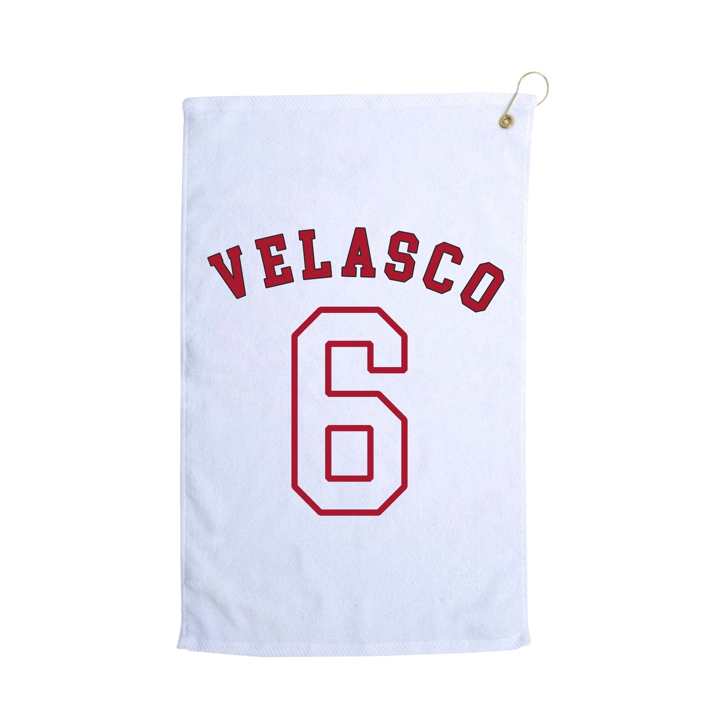 Golf Towel — Shirsey Arch in White