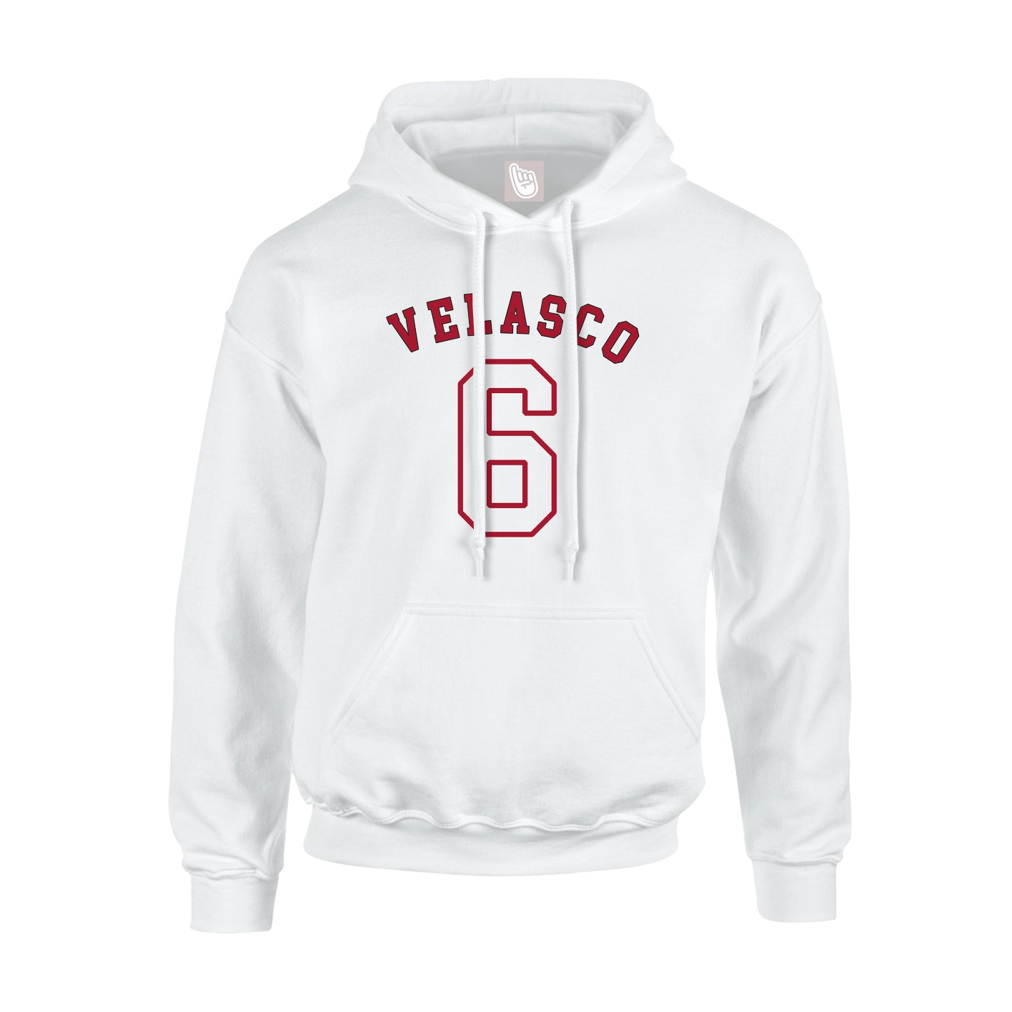 Hoodie — Shirsey Arch in White