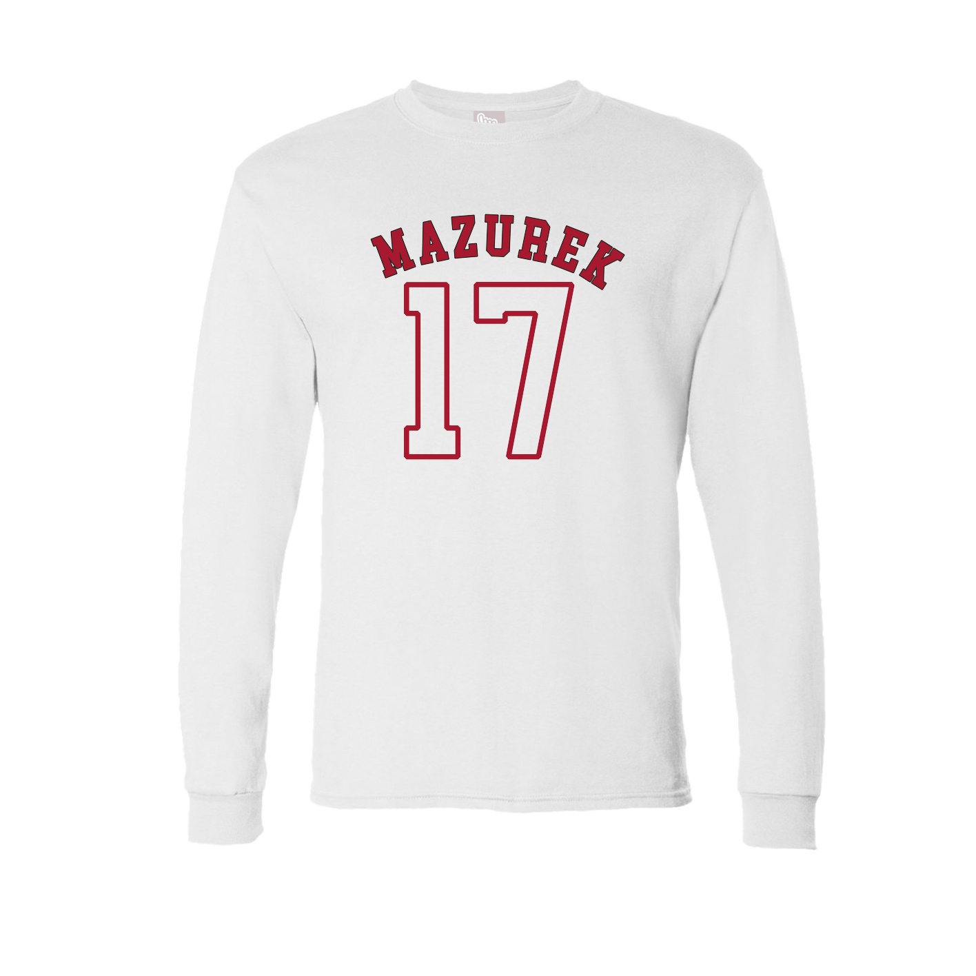 Long Sleeve Tee — Shirsey Arch in White
