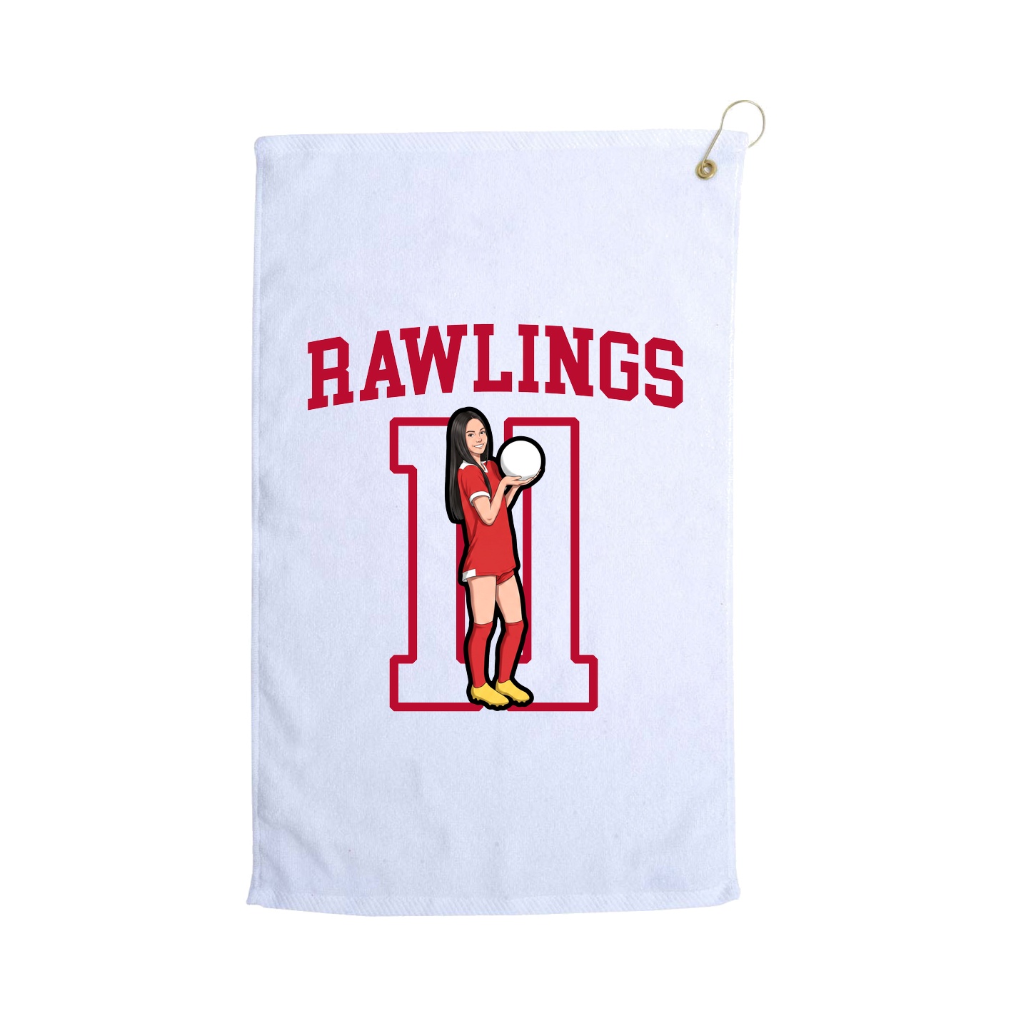 Golf Towel — Shirsey in White