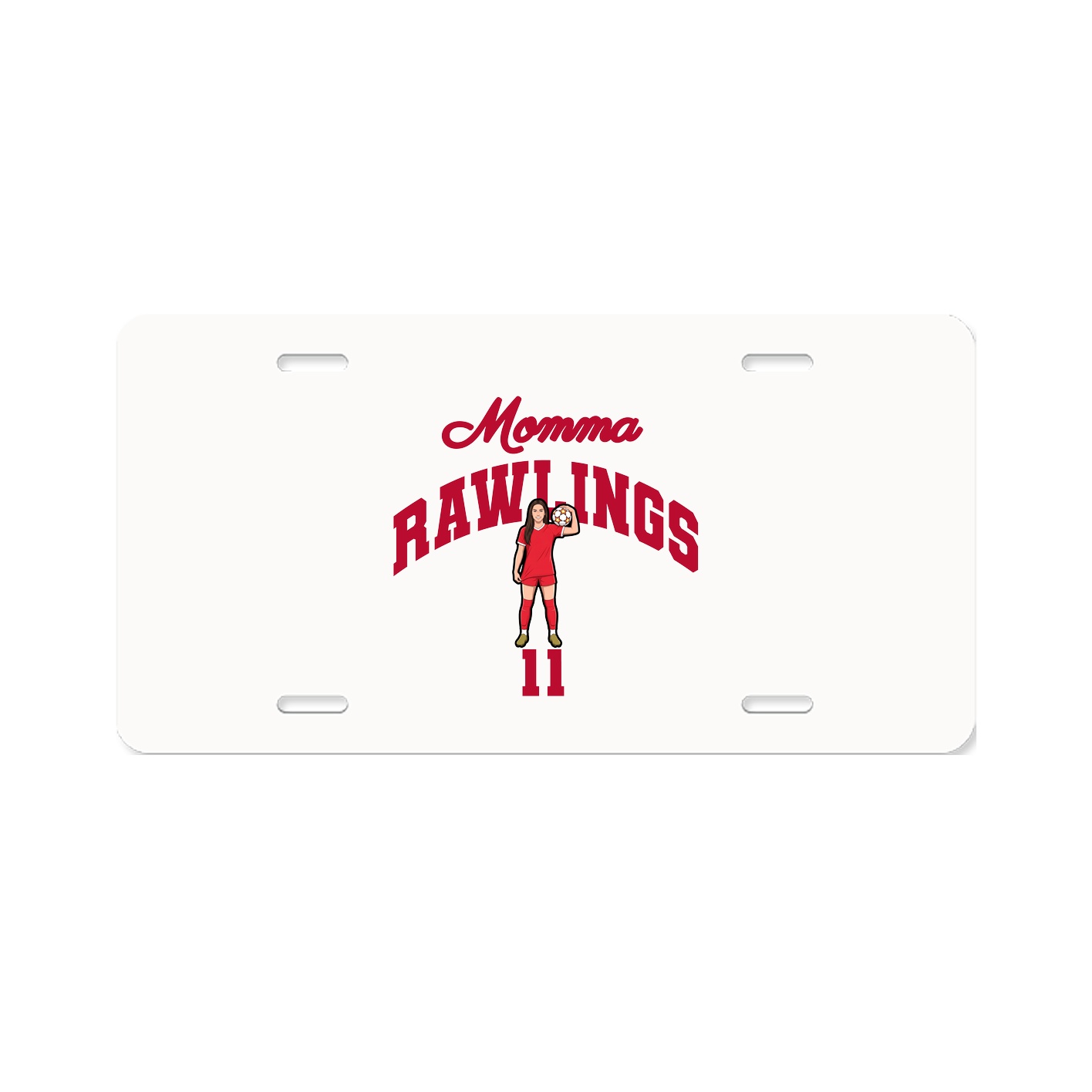 License Plate — Mothers Day Arch in Classic