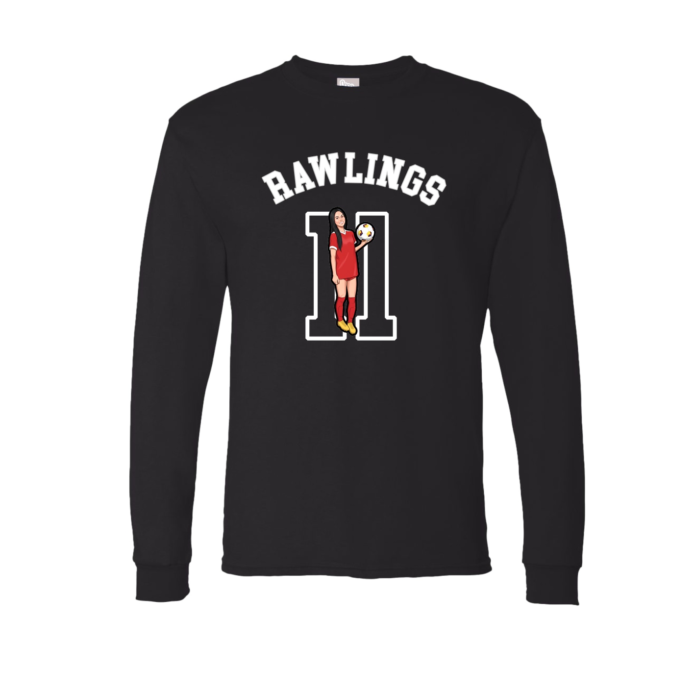 Long Sleeve Tee — Shirsey Arch in Black