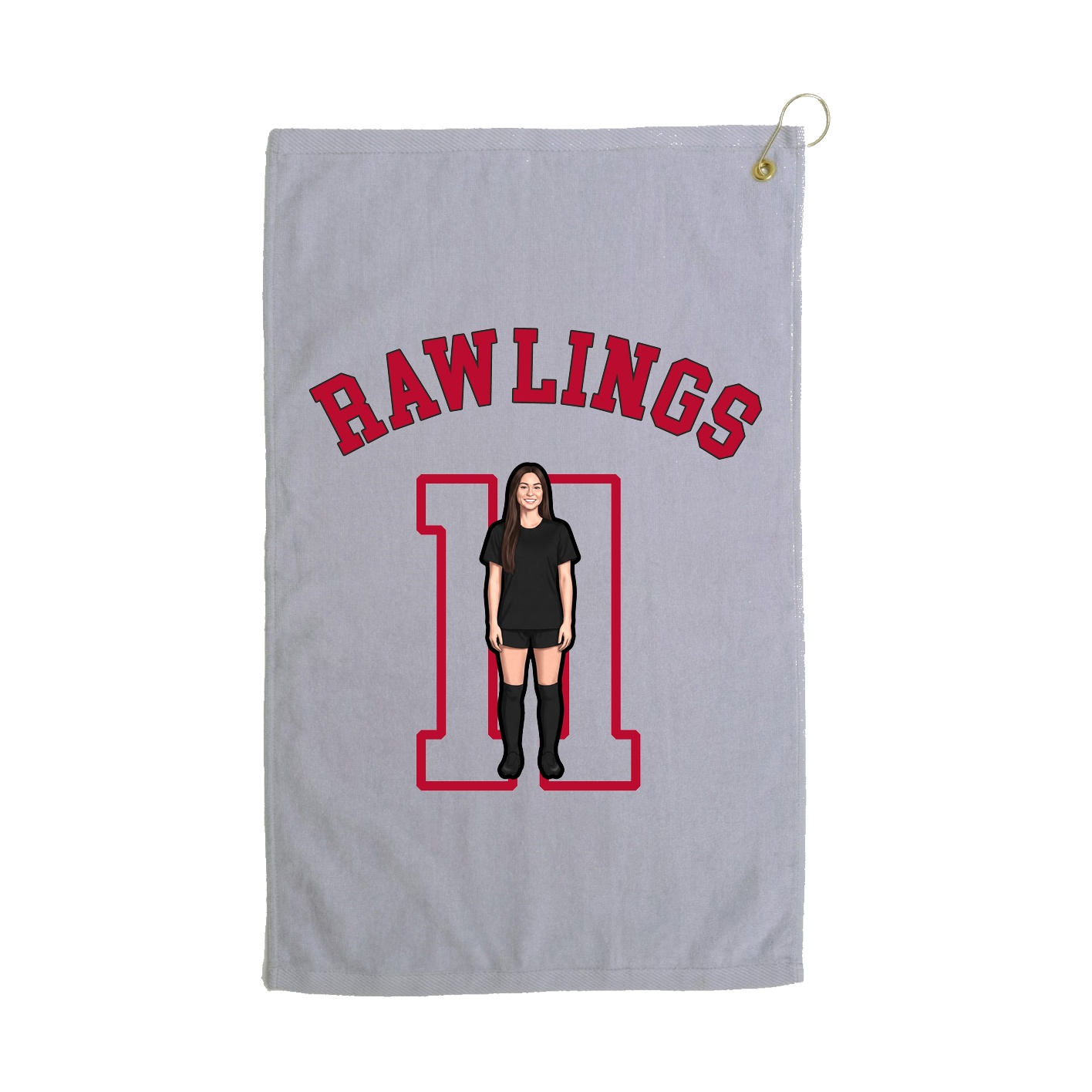 Golf Towel — Shirsey Arch in Grey