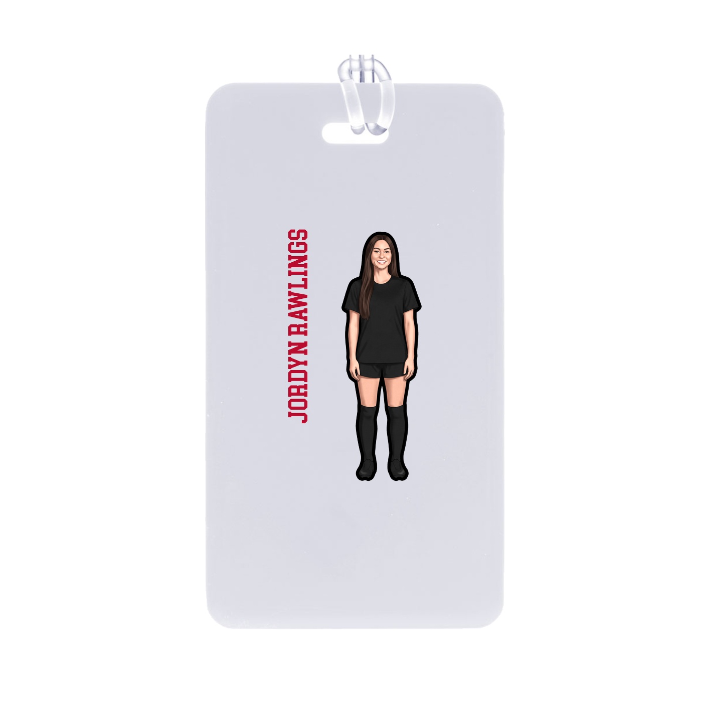Bag Tag — Name Vertical in Classic