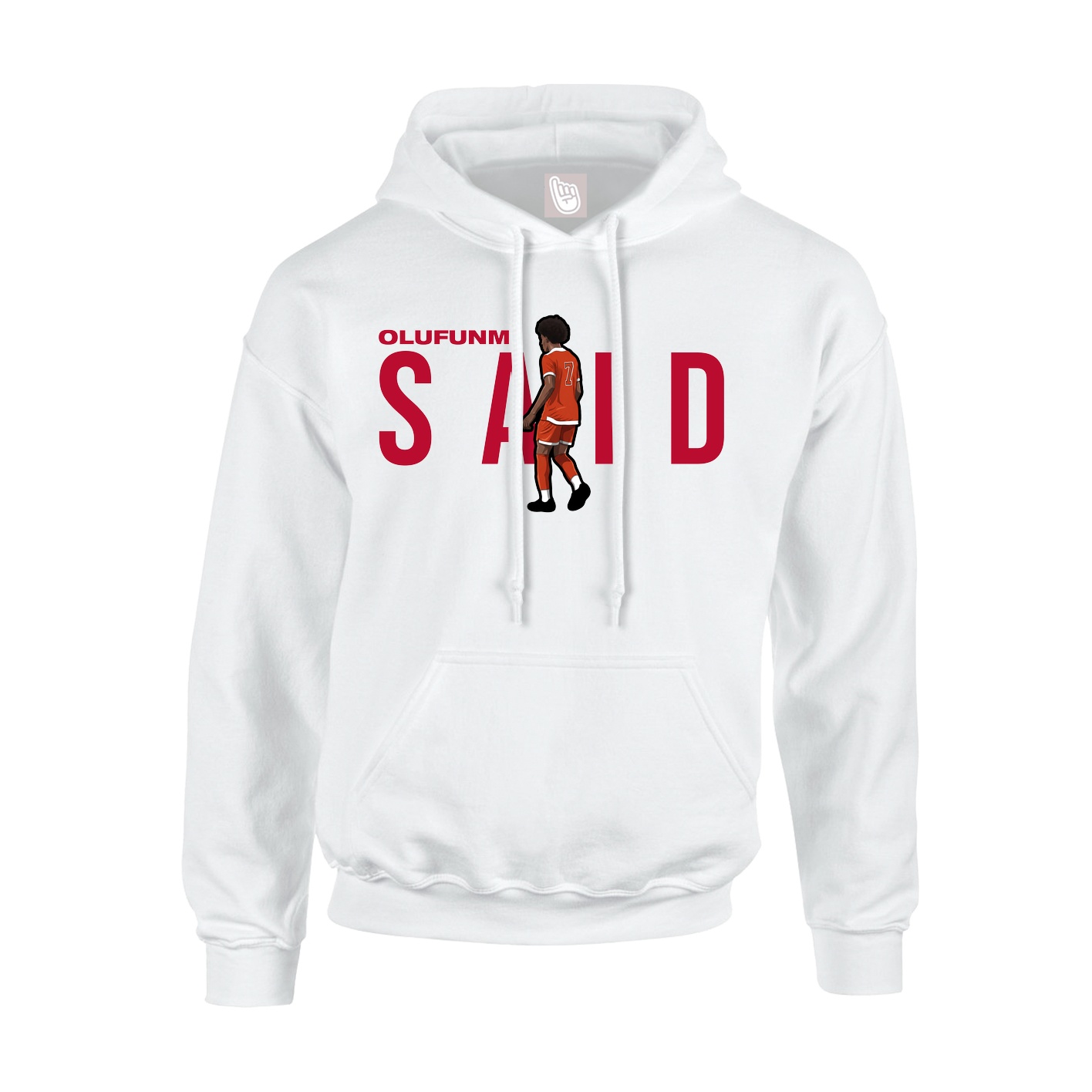 Hoodie — Player Name in White