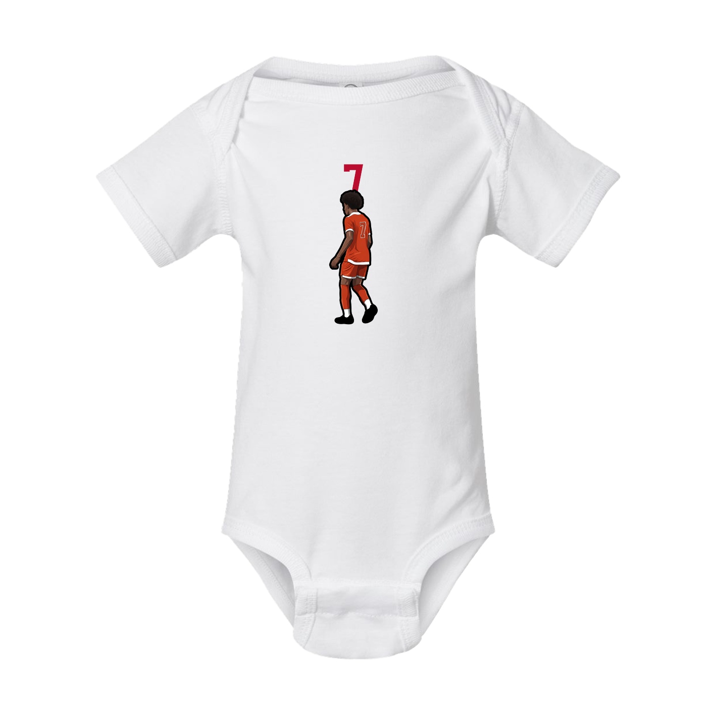 Baby Onesie — Number Top in White