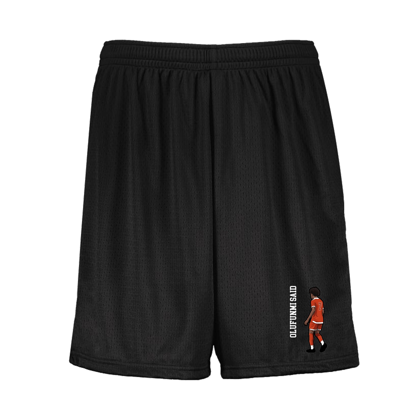 Shorts — Name Vertical in Black
