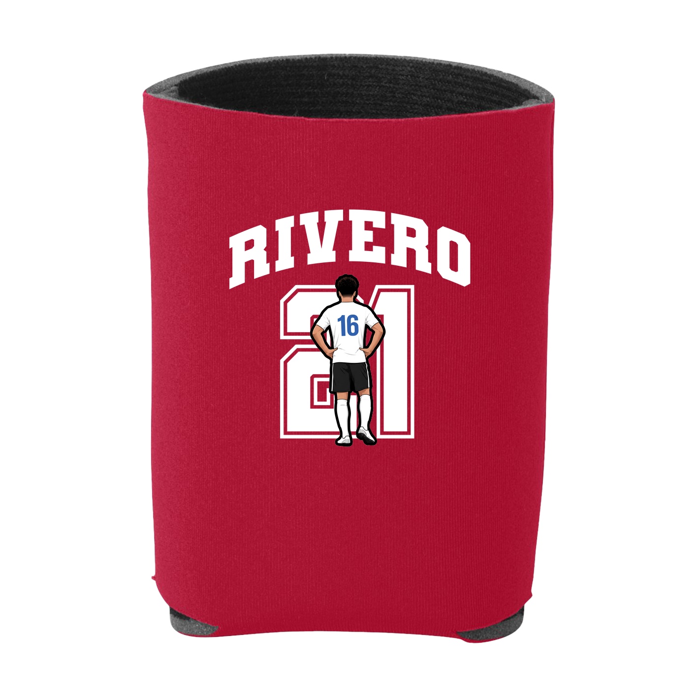 Can Holder — Number in Red