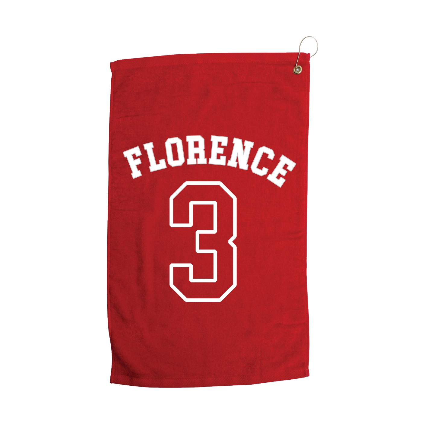 Golf Towel — Shirsey Arch in Red
