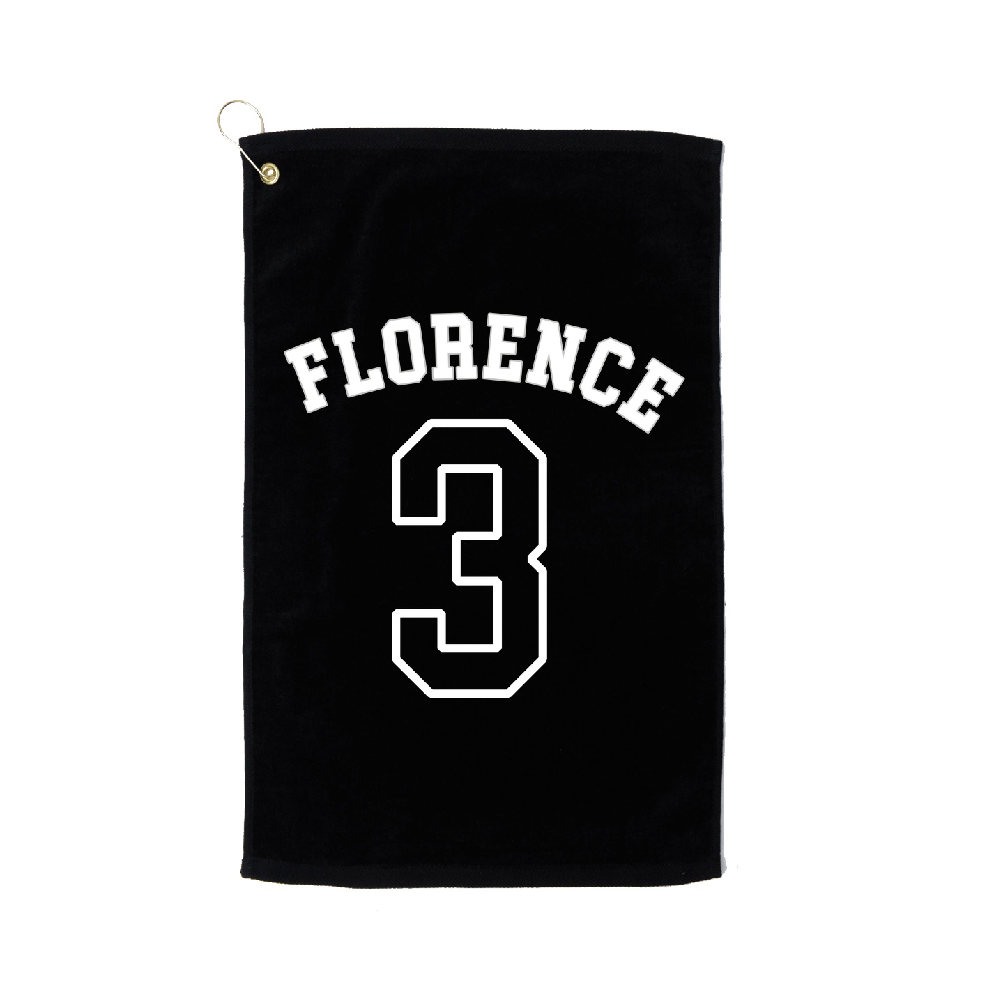 Golf Towel — Shirsey Arch in Black