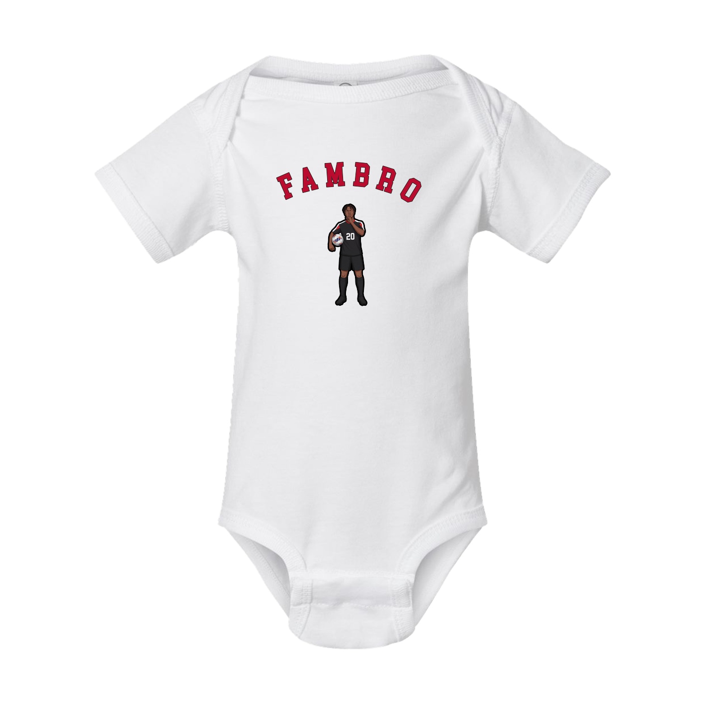 Baby Onesie — Shirsey Arch in White