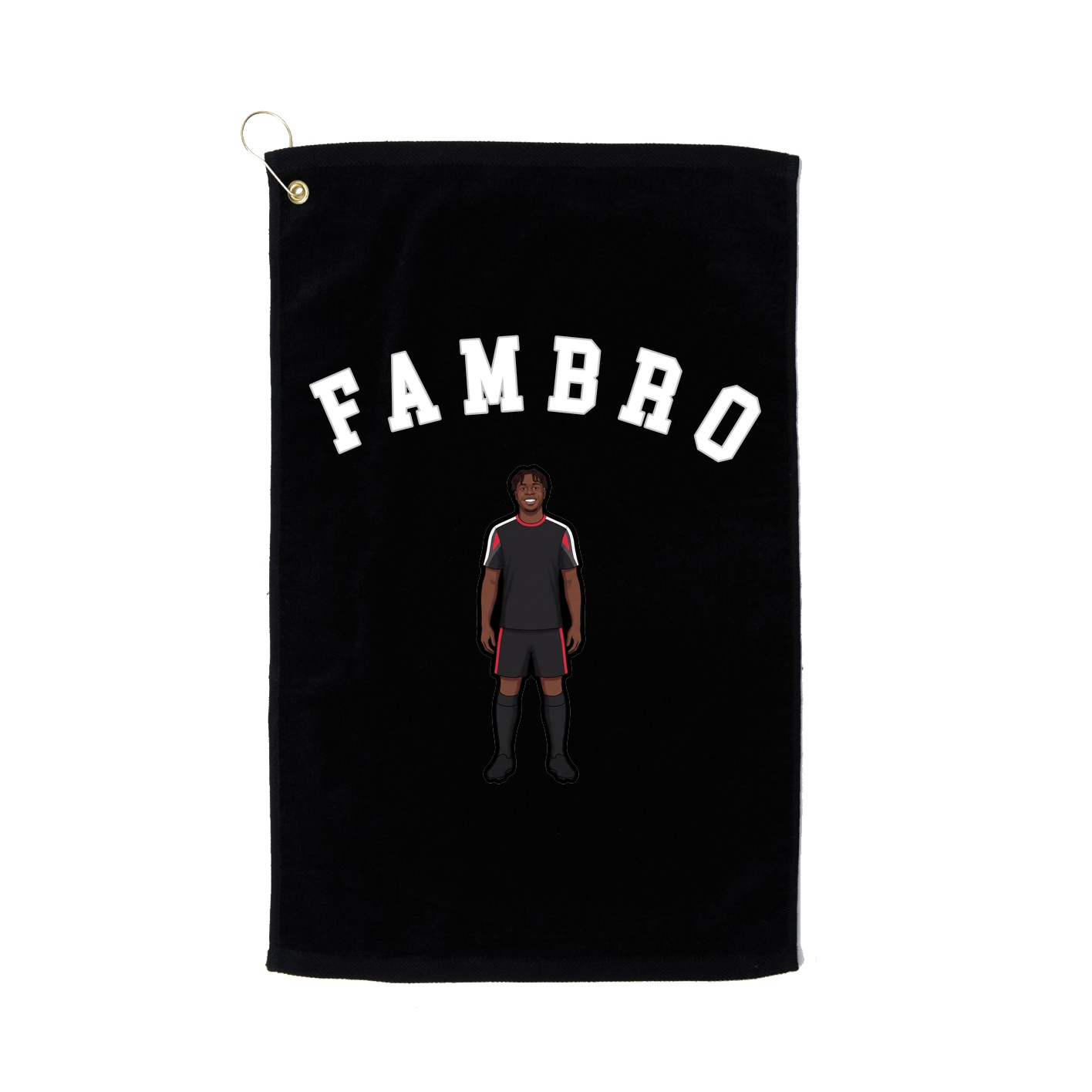 Golf Towel — Shirsey Arch in Black