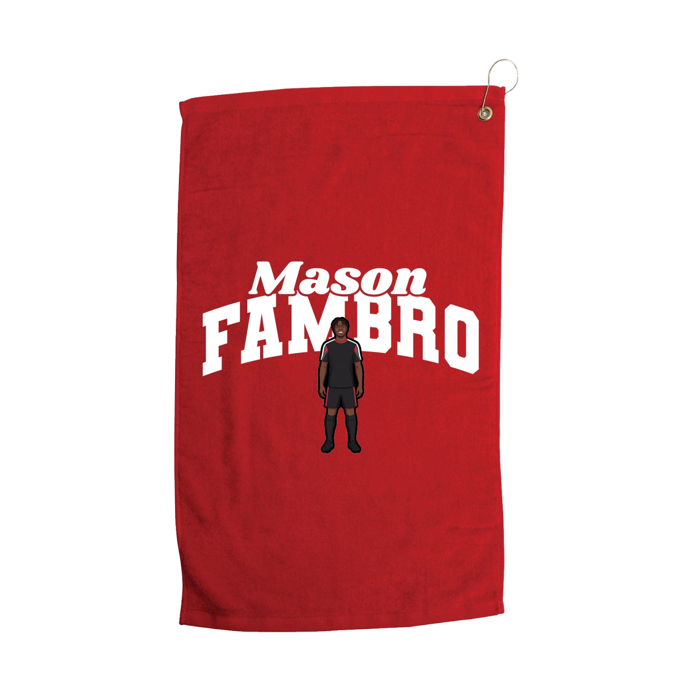 Golf Towel — Signature Arch in Red