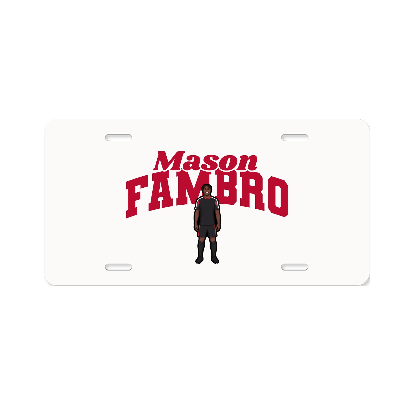 License Plate — Signature Arch in Classic