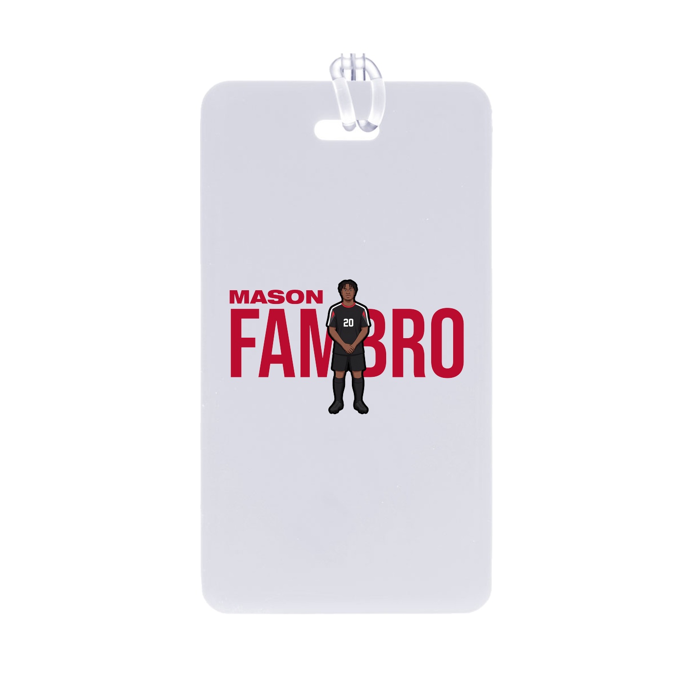 Bag Tag — Player Name in Classic
