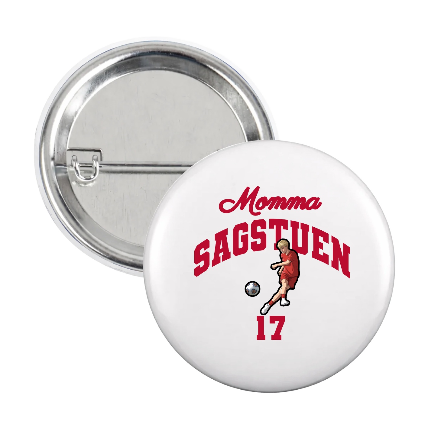 Game Day Button — Mothers Day Arch in White