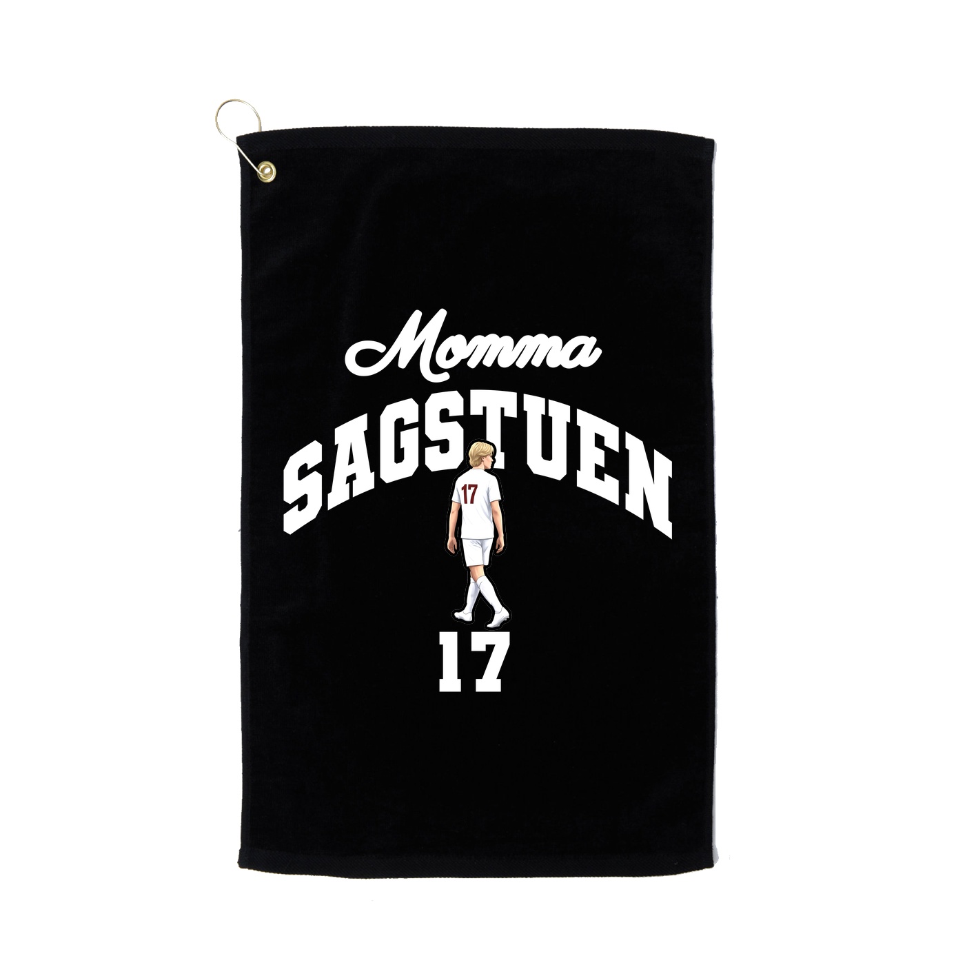 Golf Towel — Mothers Day Arch in Black