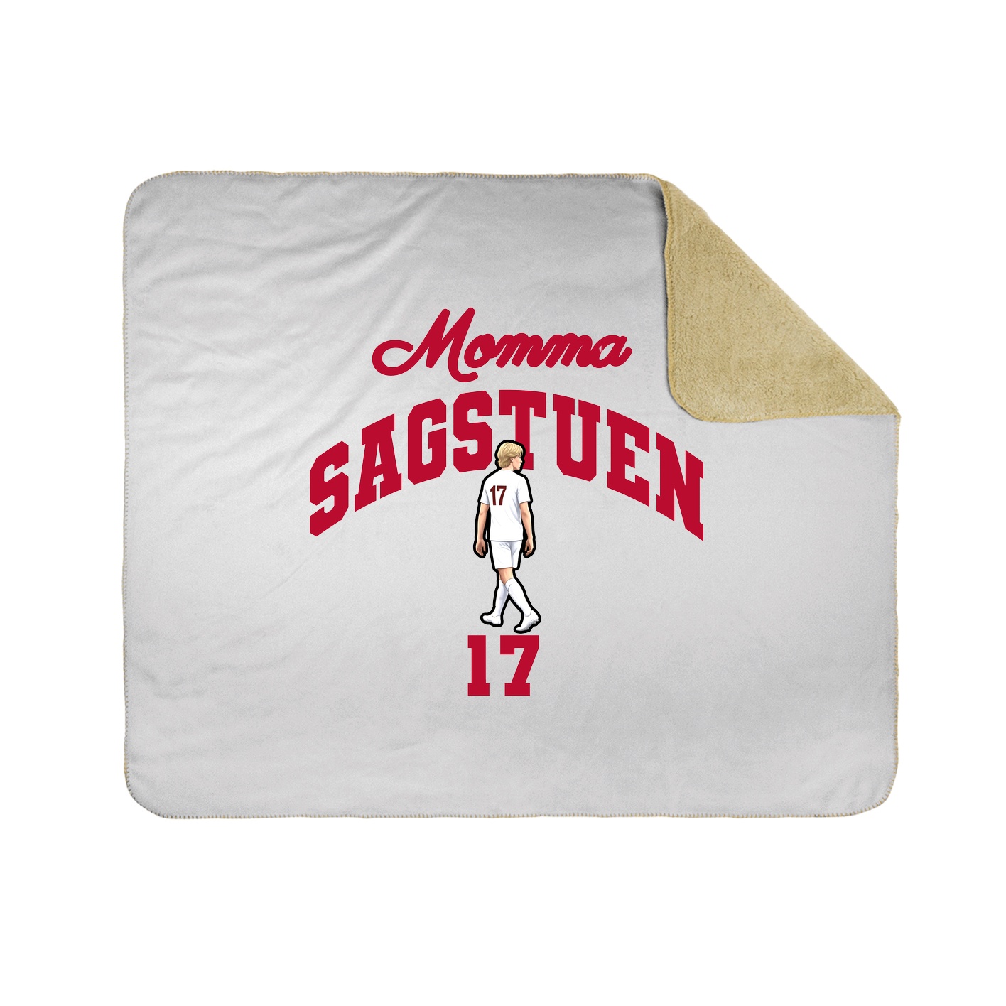 Throw Blanket — Mothers Day Arch in White