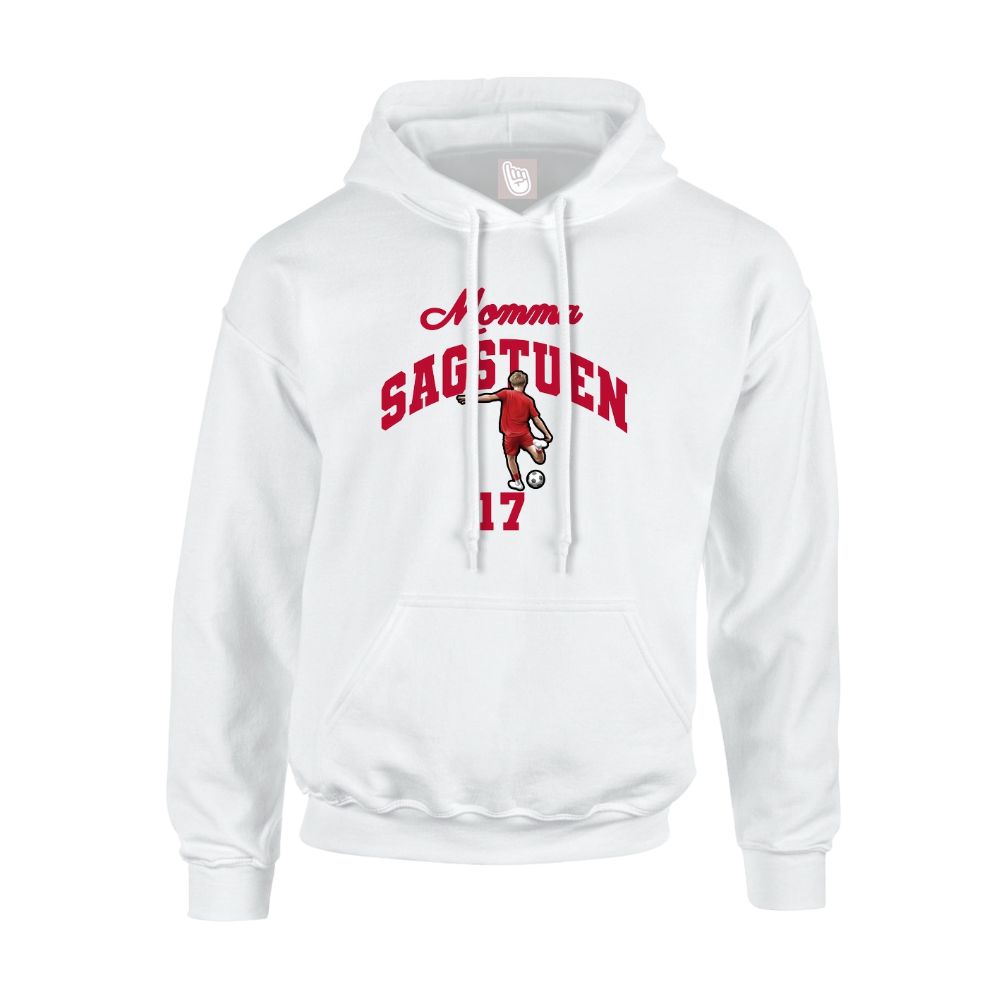 Youth Hoodie — Mothers Day Arch in White