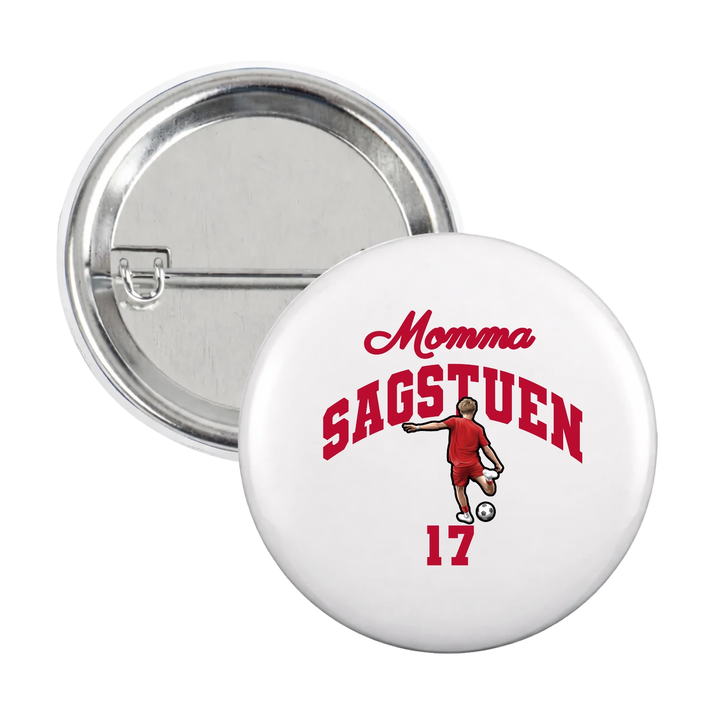Game Day Button — Mothers Day Arch in White