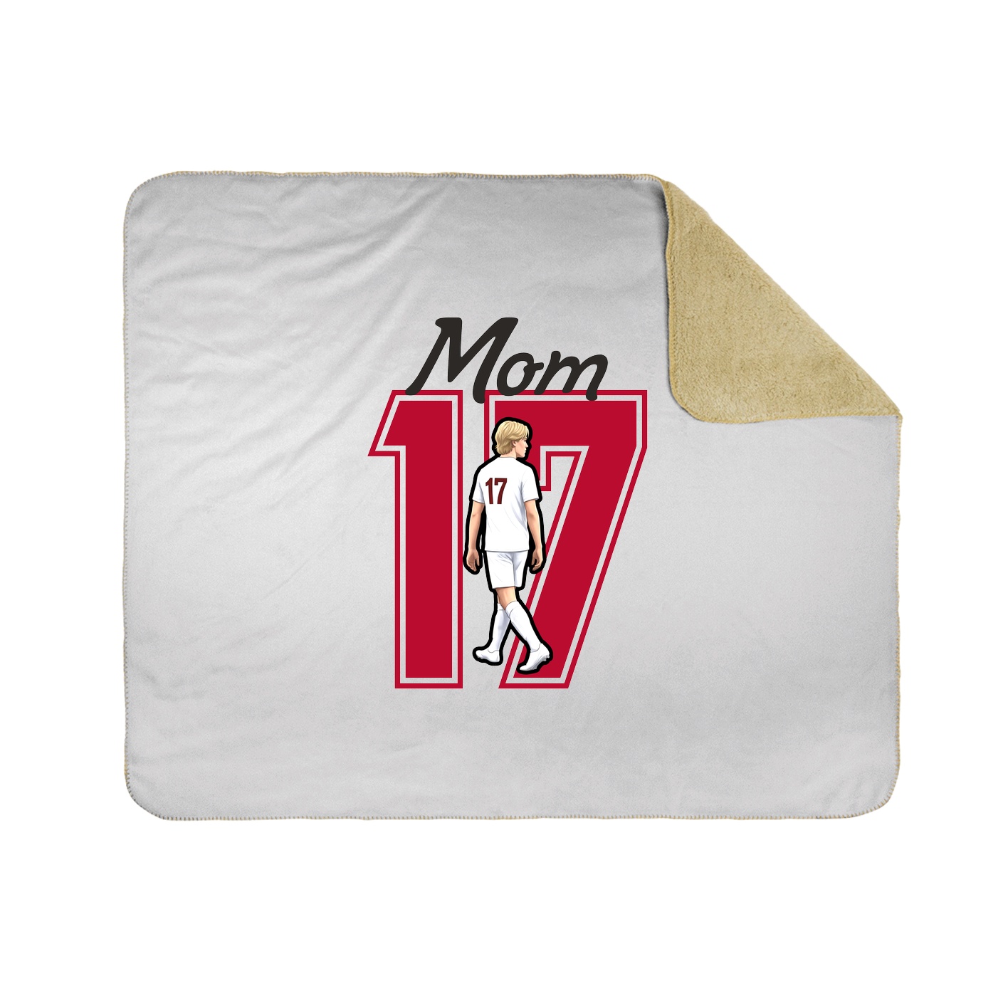 Throw Blanket — Mothers Day Shirsey in White