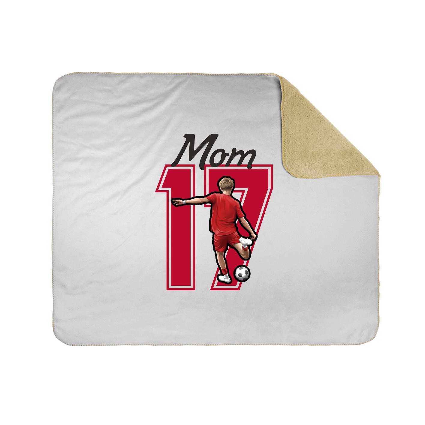Throw Blanket — Mothers Day Shirsey in White
