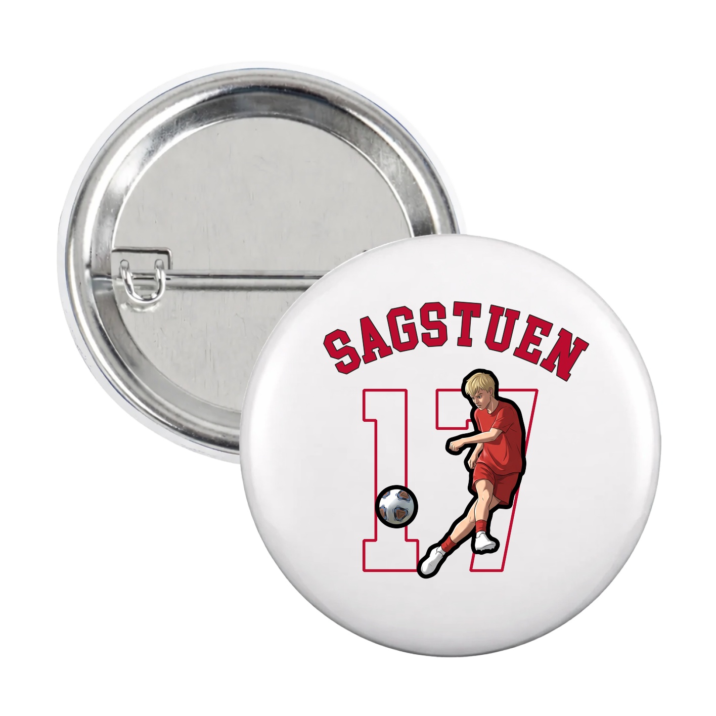 Game Day Button — Shirsey Arch in White