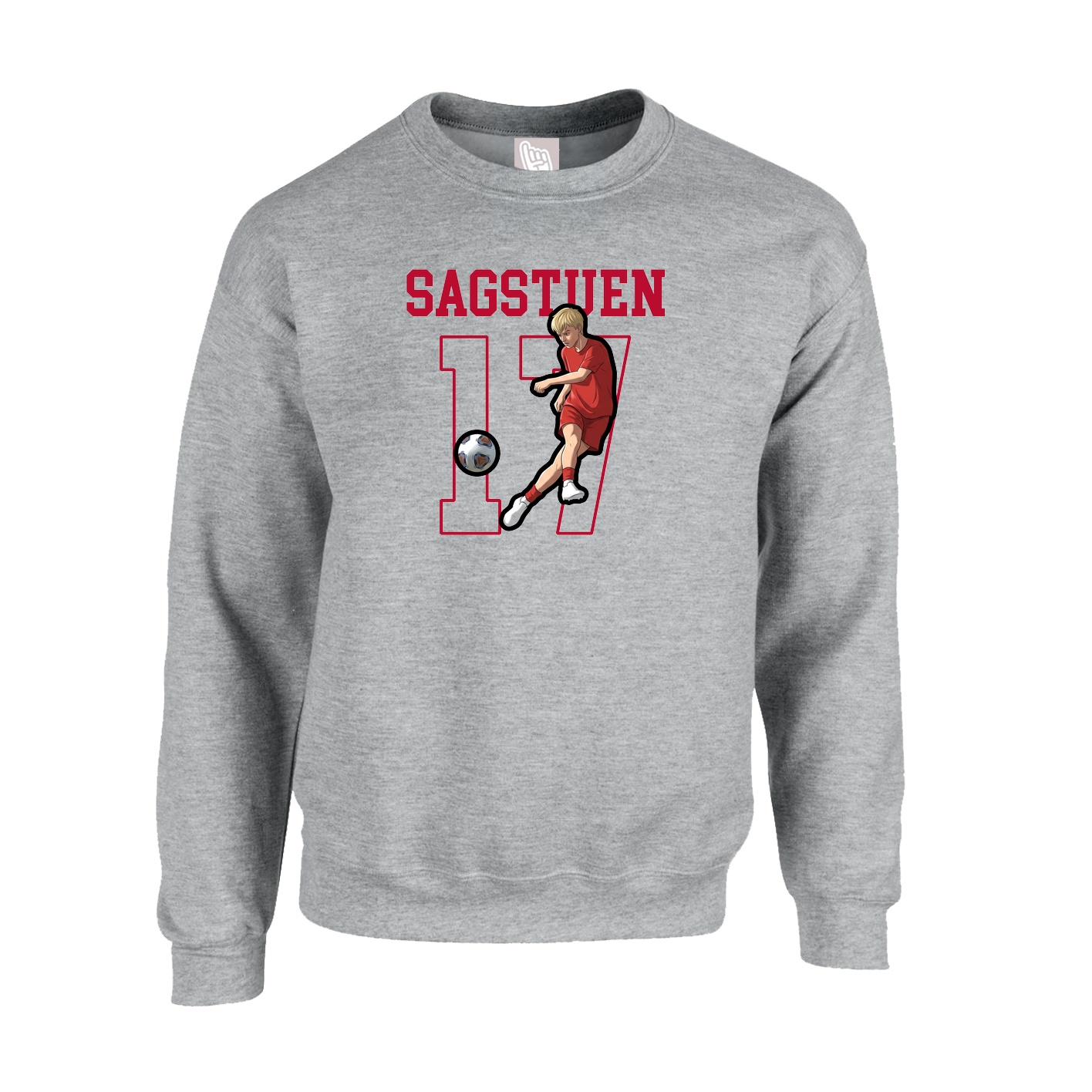 Fleece Crew — Shirsey in Grey