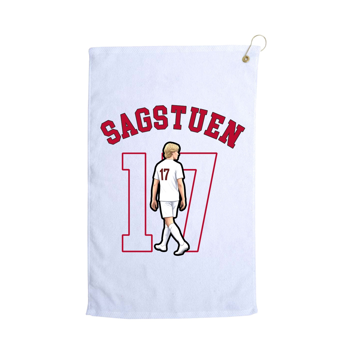 Golf Towel — Shirsey Arch in White