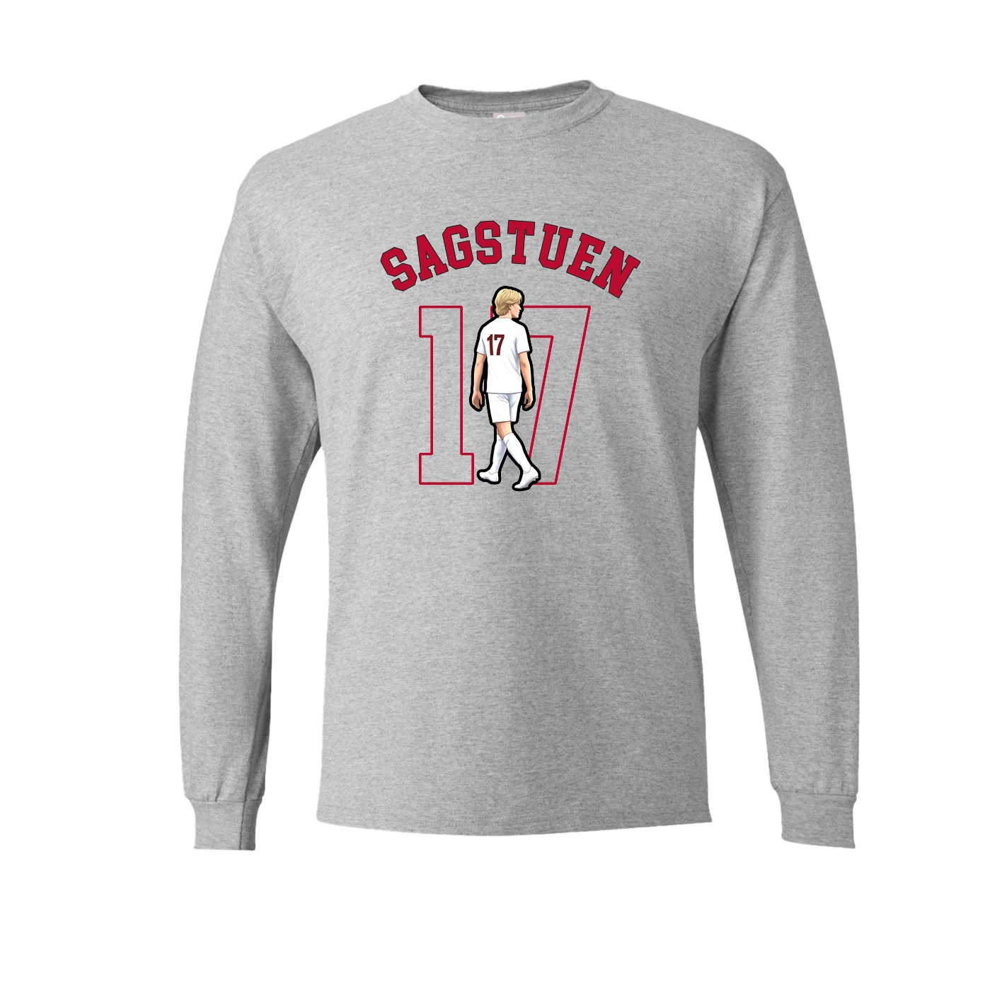 Long Sleeve Tee — Shirsey Arch in Grey