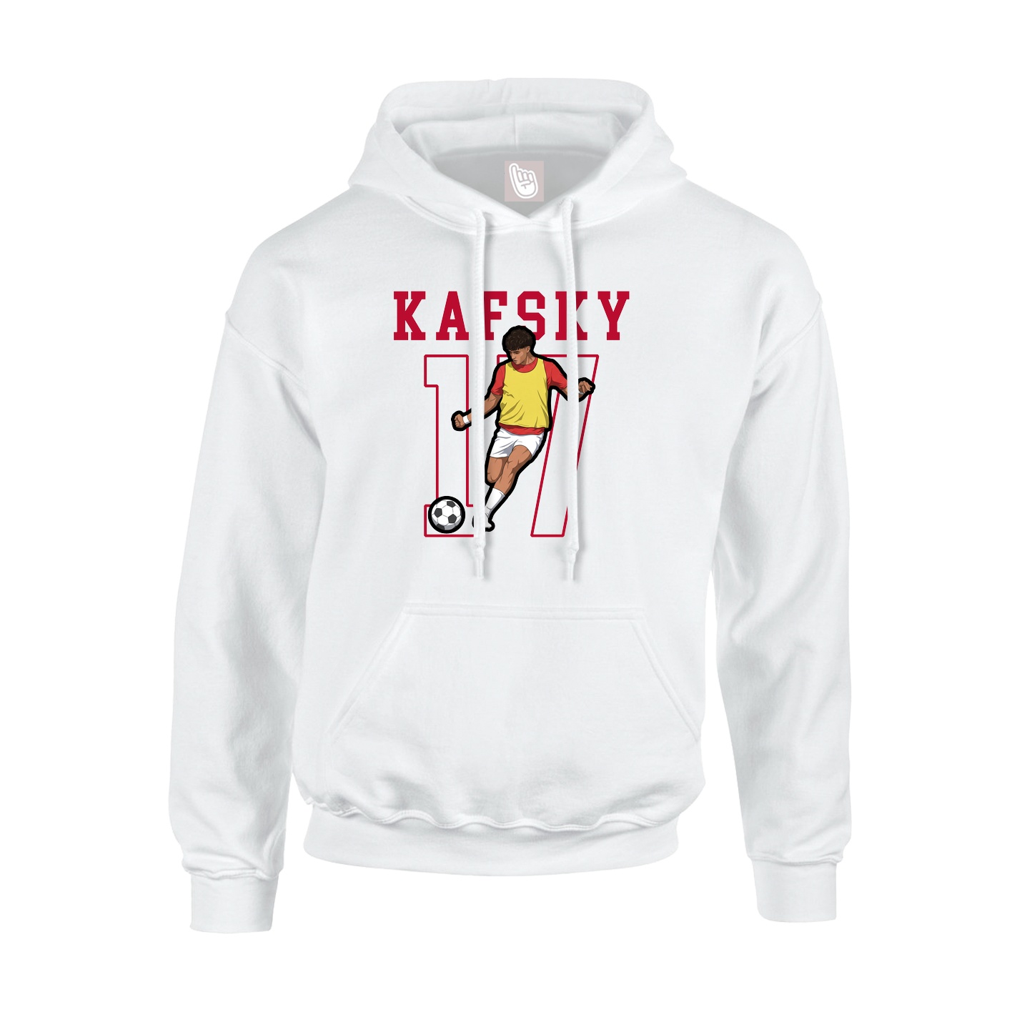 Hoodie — Shirsey in White