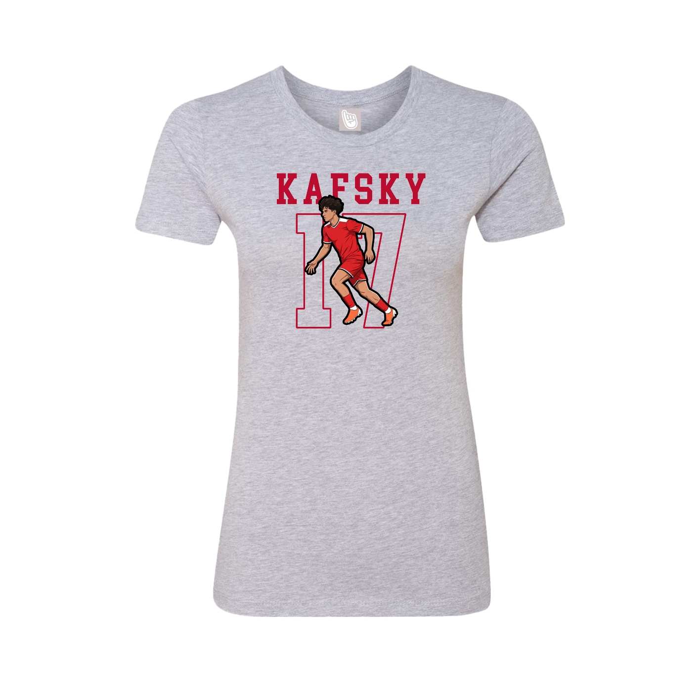 Fitted Women's Tee — Shirsey in Grey